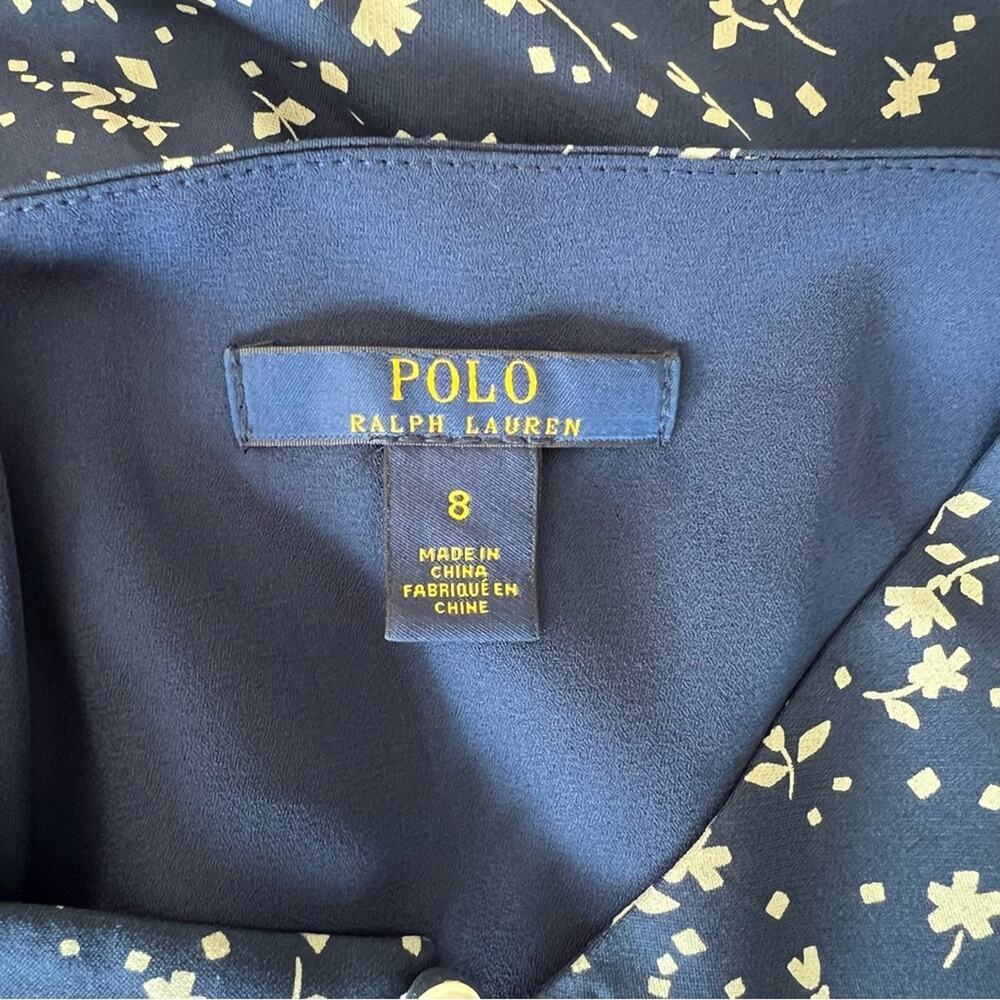 Polo Ralph Lauren Women’s 100% Silk Top Size 8 - Picture 5 of 7